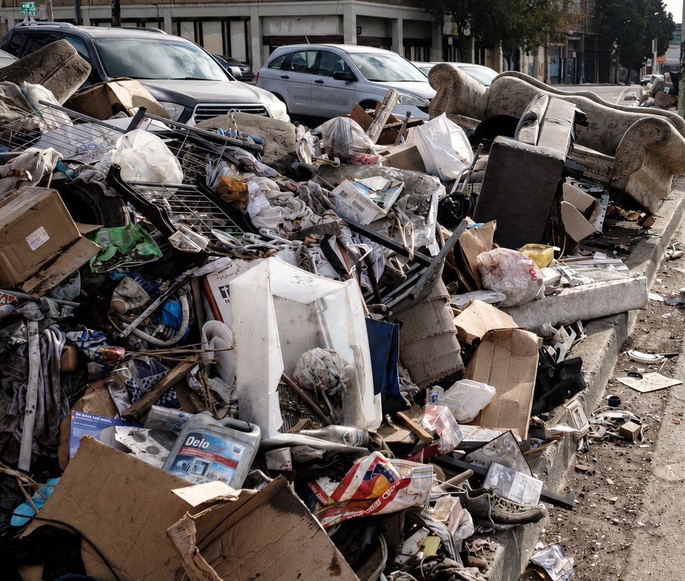 Illegal dumping cleanup